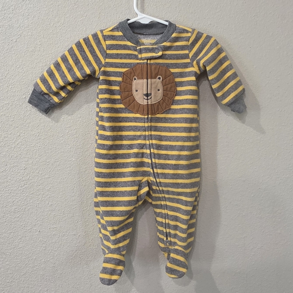 Baby Fleece Lion Footie Pajamas